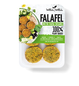 Falafel with fava beans