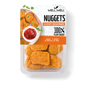 Nuggets in crispy breadcrumbs