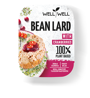 Bean lard with cranberries