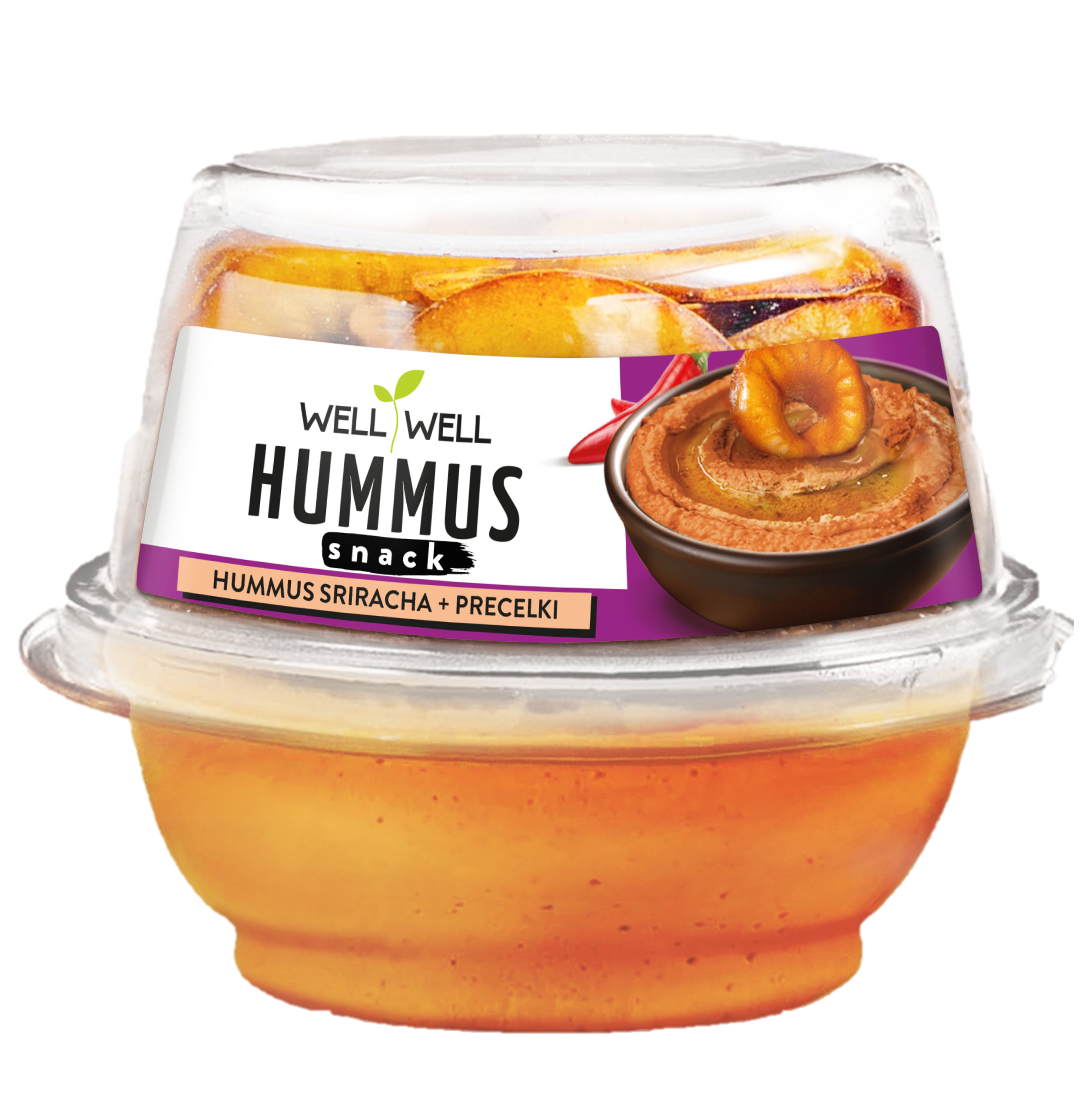 2Hummus sriracha z preclami 120 g